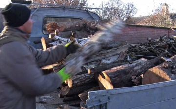 17 család kapott tűzifát a helyi roma önkormányzattól