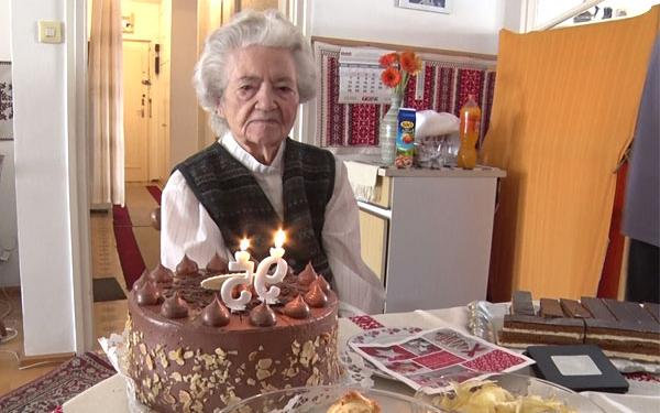 95 éves lett Rózsika néni 
